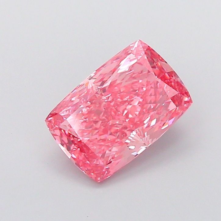 Loose Diamond - CUSHION MODIFIED 4.53ct Fancy Vivid Pink VS2: Loose Diamond - CUSHION MODIFIED 4.53ct Fancy Vivid Pink VS2 Source: This is a real non-mined Diamond that has been grown in a lab Shape: CUSHION MODIFIED Carats: 4.53 Color: Fancy Vivid Pink Certific