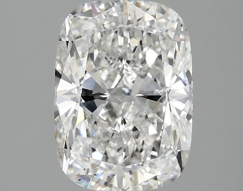 Loose Diamond - CUSHION MODIFIED 2.1ct E VS2: Loose Diamond - CUSHION MODIFIED 2.1ct E VS2 Source: This is a real non-mined Diamond that has been grown in a lab Shape: CUSHION MODIFIED Carats: 2.1 Color: E Clarity: VS2 Certification: IGI Video: