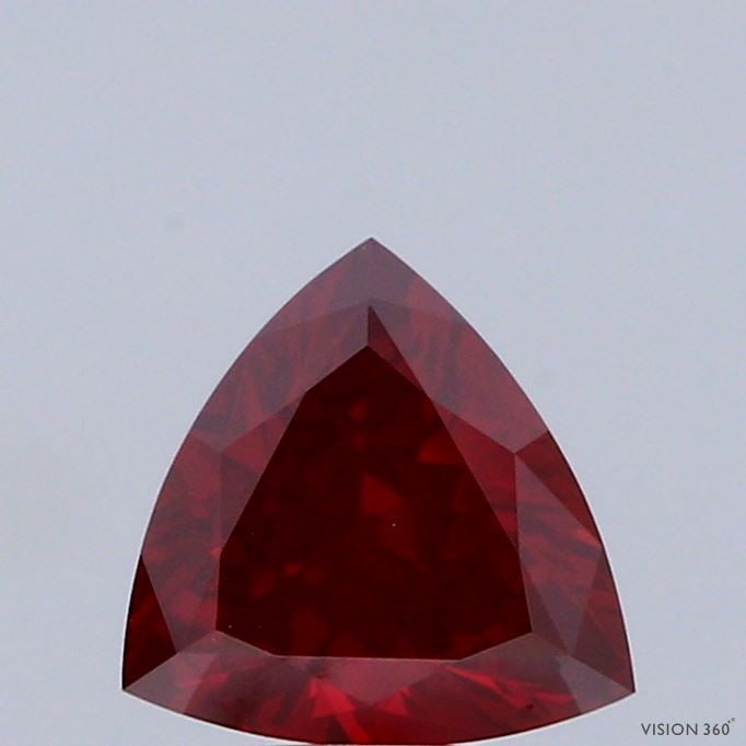 Loose Diamond - TRIANGULAR 1.04ct Fancy Deep Pink VS1: Loose Diamond - TRIANGULAR 1.04ct Fancy Deep Pink VS1 Source: This is a real non-mined Diamond that has been grown in a lab Shape: TRIANGULAR Carats: 1.04 Color: Fancy Deep Pink Certification: IGI Vid