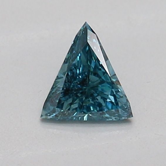 Loose Diamond - TRIANGULAR 0.16ct Fancy Vivid Green Blue VS2: Loose Diamond - TRIANGULAR 0.16ct Fancy Vivid Green Blue VS2 Source: This is a real non-mined Diamond that has been grown in a lab Shape: TRIANGULAR Carats: 0.16 Color: Fancy Vivid Green Blue