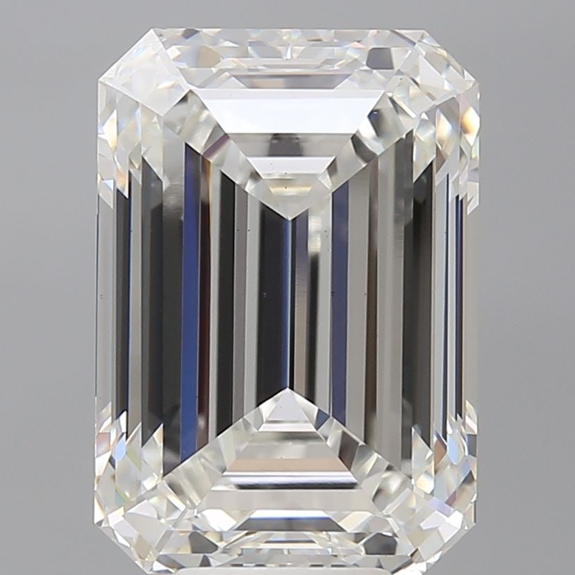 Loose Diamond - EMERALD 8.52ct F VS1: Loose Diamond - EMERALD 8.52ct F VS1 Source: This is a real non-mined Diamond that has been grown in a lab Shape: EMERALD Carats: 8.52 Color: F Clarity: VS1 Certification: IGI Video: