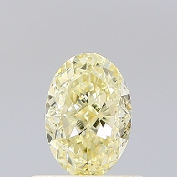 Loose Diamond - OVAL 0.58ct Fancy Light Yellow VVS2: Loose Diamond - OVAL 0.58ct Fancy Light Yellow VVS2 Source: This is a real non-mined Diamond that has been grown in a lab Shape: OVAL Carats: 0.58 Color: Fancy Light Yellow Certification: IGI Video: