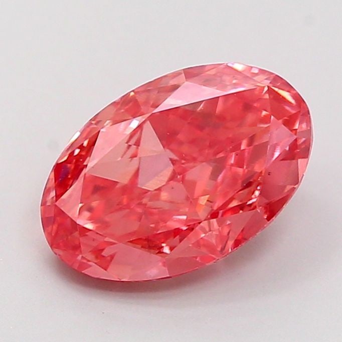 Loose Diamond - OVAL 2.08ct Fancy Vivid Pink VS1: Loose Diamond - OVAL 2.08ct Fancy Vivid Pink VS1 Source: This is a real non-mined Diamond that has been grown in a lab Shape: OVAL Carats: 2.08 Color: Fancy Vivid Pink Certification: IGI Video: