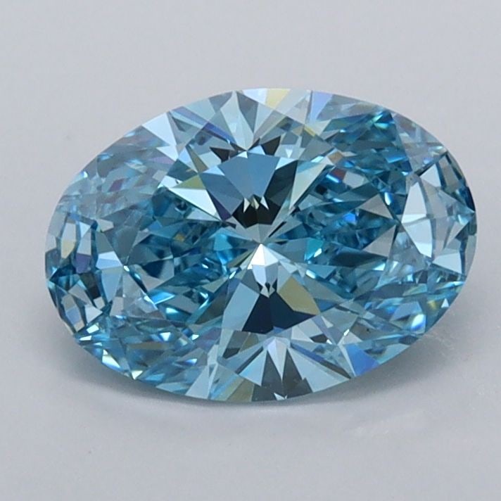 Loose Diamond - OVAL 1.14ct Fancy Vivid Blue VVS1: Loose Diamond - OVAL 1.14ct Fancy Vivid Blue VVS1 Source: This is a real non-mined Diamond that has been grown in a lab Shape: OVAL Carats: 1.14 Color: Fancy Vivid Blue Certification: IGI Video: