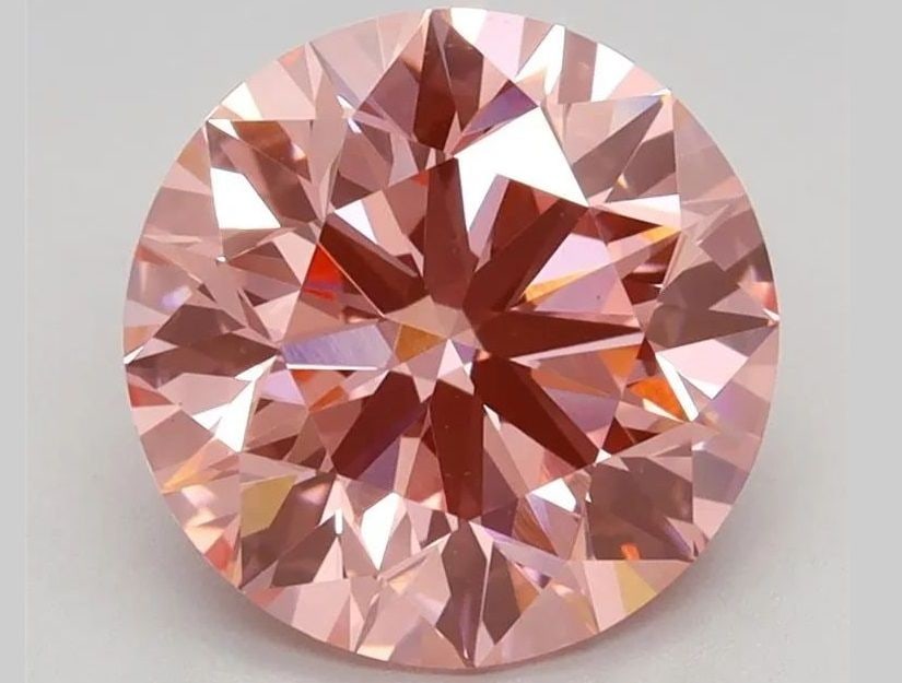 Ideal Loose Diamond - ROUND 2.01ct Fancy Intense Pink VS2: Ideal Loose Diamond - ROUND 2.01ct Fancy Intense Pink VS2 Source: This is a real non-mined Diamond that has been grown in a lab Shape: ROUND Carats: 2.01 Color: Fancy Intense Pink Certification: IGI V