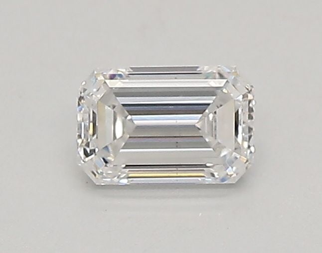 Loose Diamond - EMERALD 0.34ct E VS2: Loose Diamond - EMERALD 0.34ct E VS2 Source: This is a real non-mined Diamond that has been grown in a lab Shape: EMERALD Carats: 0.34 Color: E Clarity: VS2 Certification: IGI Video: