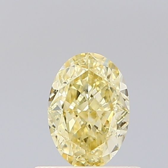 Loose Diamond - OVAL 0.54ct Fancy Yellow VVS2: Loose Diamond - OVAL 0.54ct Fancy Yellow VVS2 Source: This is a real non-mined Diamond that has been grown in a lab Shape: OVAL Carats: 0.54 Color: Fancy Yellow Certification: IGI Video: