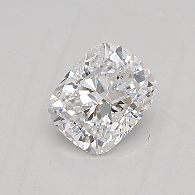 Loose Diamond - CUSHION MODIFIED 0.39ct D VVS1: Loose Diamond - CUSHION MODIFIED 0.39ct D VVS1 Source: This is a real non-mined Diamond that has been grown in a lab Shape: CUSHION MODIFIED Carats: 0.39 Color: D Clarity: VVS1 Certification: IGI Vide