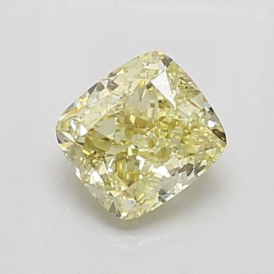 Loose Diamond - CUSHION MODIFIED 1.02ct Fancy Yellow VS1: Loose Diamond - CUSHION MODIFIED 1.02ct Fancy Yellow VS1 Source: This is a real non-mined Diamond that has been grown in a lab Shape: CUSHION MODIFIED Carats: 1.02 Color: Fancy Yellow Certification: I