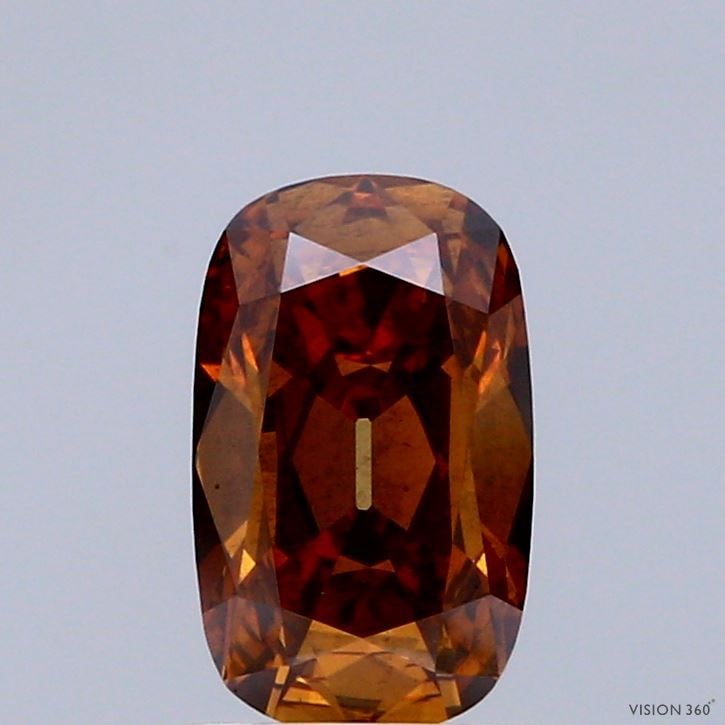 Loose Diamond - CUSHION BRILLIANT 1.1ct Fancy Brown SI1: Loose Diamond - CUSHION BRILLIANT 1.1ct Fancy Brown SI1 Source: This is a real non-mined Diamond that has been grown in a lab Shape: CUSHION BRILLIANT Carats: 1.1 Color: Fancy Brown Certification: IGI