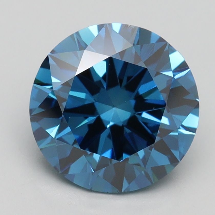 Loose Diamond - ROUND 2.5ct Fancy Vivid Blue VS2 (1 of 1)