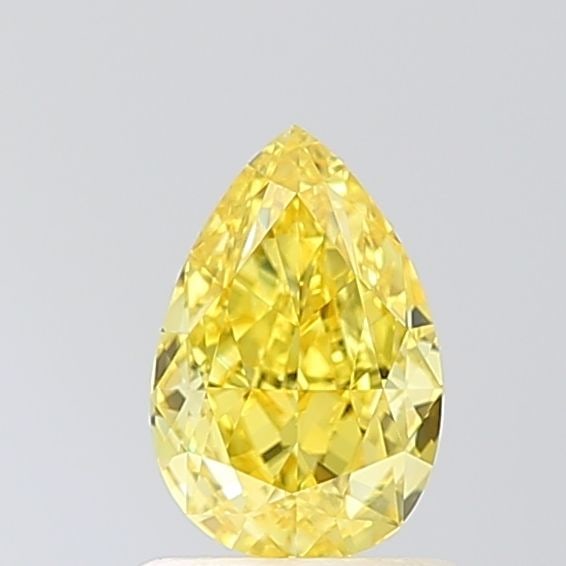 Loose Diamond - PEAR 1.01ct Fancy Vivid Yellow VS1: Loose Diamond - PEAR 1.01ct Fancy Vivid Yellow VS1 Source: This is a real non-mined Diamond that has been grown in a lab Shape: PEAR Carats: 1.01 Color: Fancy Vivid Yellow Certification: IGI Video: