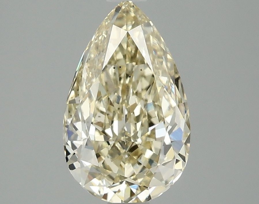 Loose Diamond - PEAR 2.09ct Fancy Yellow VS2: Loose Diamond - PEAR 2.09ct Fancy Yellow VS2 Source: This is a real non-mined Diamond that has been grown in a lab Shape: PEAR Carats: 2.09 Color: Fancy Yellow Certification: IGI Video: