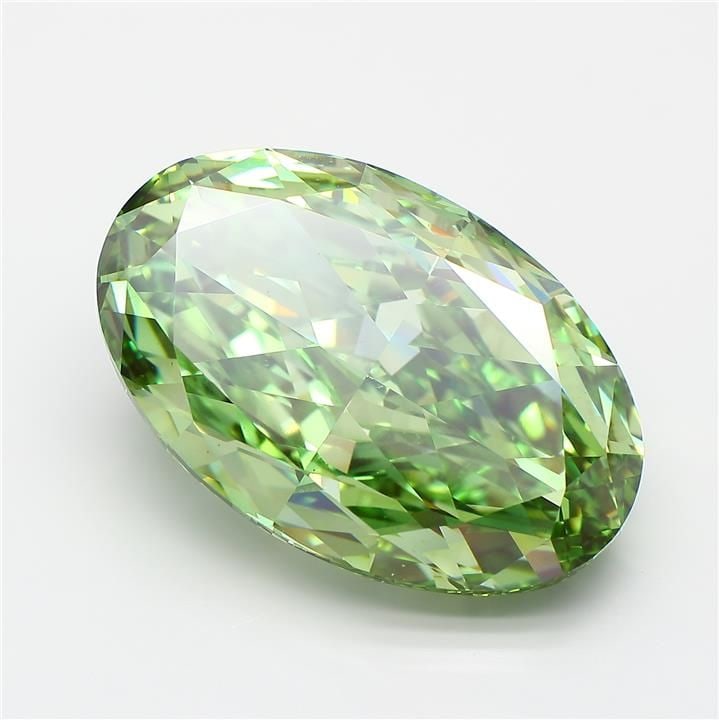 Loose Diamond - OVAL 18.01ct Fancy Vivid Green VS2 (1 of 1)