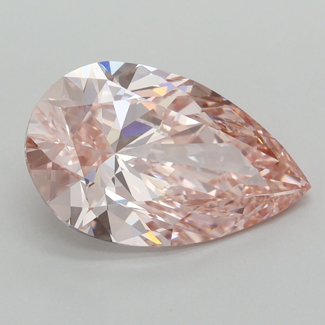 Loose Diamond - PEAR 3.05ct Fancy Intense Pink VVS2: Loose Diamond - PEAR 3.05ct Fancy Intense Pink VVS2 Source: This is a real non-mined Diamond that has been grown in a lab Shape: PEAR Carats: 3.05 Color: Fancy Intense Pink Certification: IGI Video: