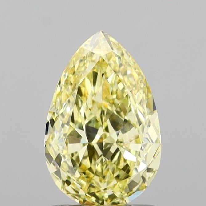 Loose Diamond - PEAR 1.52ct Fancy Intense Yellow VS1: Loose Diamond - PEAR 1.52ct Fancy Intense Yellow VS1 Source: This is a real non-mined Diamond that has been grown in a lab Shape: PEAR Carats: 1.52 Color: Fancy Intense Yellow Certification: IGI Video