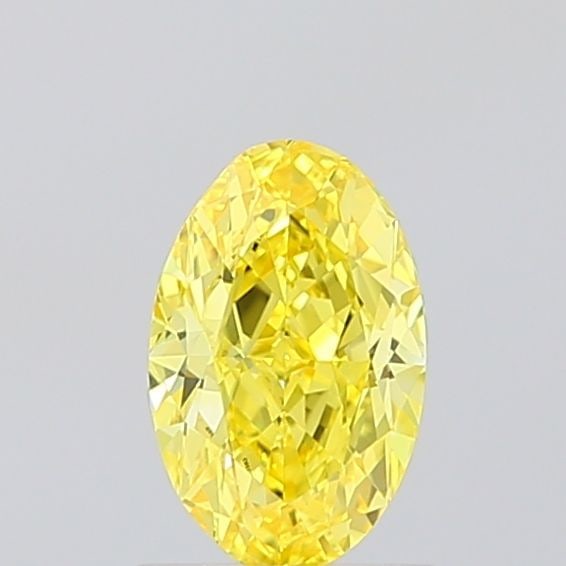 Loose Diamond - OVAL 1.03ct Fancy Vivid Yellow VVS2: Loose Diamond - OVAL 1.03ct Fancy Vivid Yellow VVS2 Source: This is a real non-mined Diamond that has been grown in a lab Shape: OVAL Carats: 1.03 Color: Fancy Vivid Yellow Certification: IGI Video: