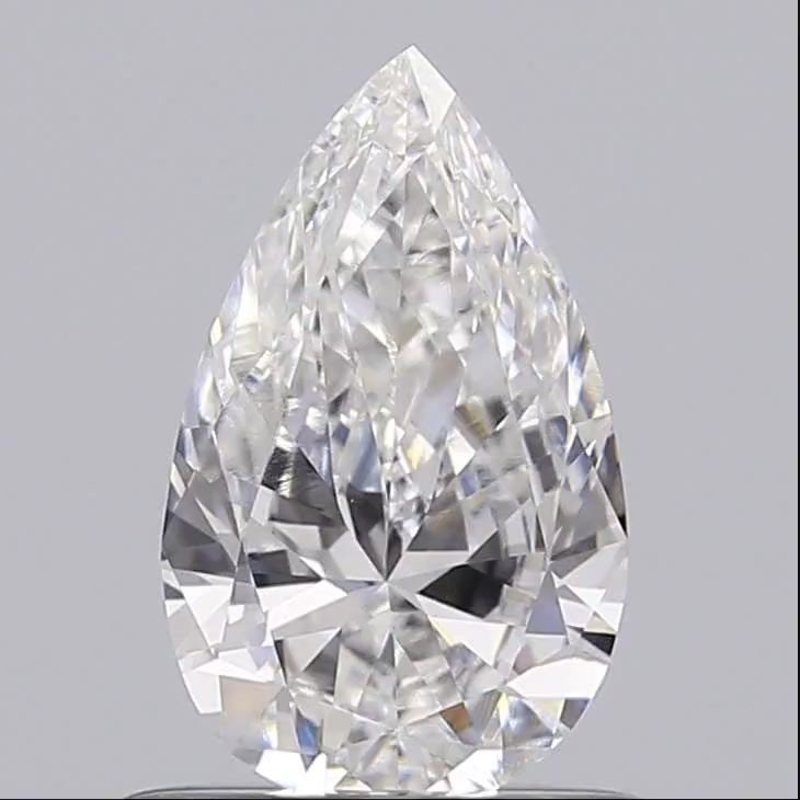 Loose Diamond - PEAR 0.57ct E VVS2: Loose Diamond - PEAR 0.57ct E VVS2 Source: This is a real non-mined Diamond that has been grown in a lab Shape: PEAR Carats: 0.57 Color: E Clarity: VVS2 Certification: IGI Video: