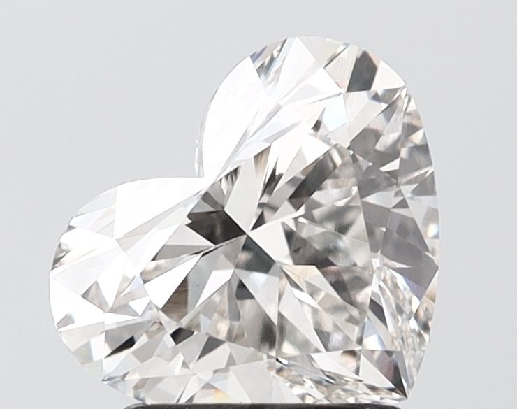 Loose Diamond - HEART 2.01ct H VVS2: Loose Diamond - HEART 2.01ct H VVS2 Source: This is a real non-mined Diamond that has been grown in a lab Shape: HEART Carats: 2.01 Color: H Clarity: VVS2 Certification: IGI Video: