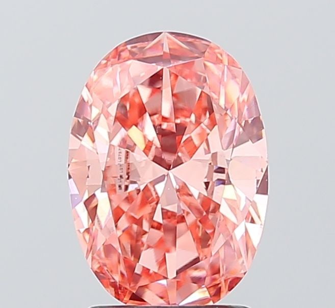 Loose Diamond - OVAL 1.75ct Fancy Vivid Pink VVS2: Loose Diamond - OVAL 1.75ct Fancy Vivid Pink VVS2 Source: This is a real non-mined Diamond that has been grown in a lab Shape: OVAL Carats: 1.75 Color: Fancy Vivid Pink Certification: IGI Video: