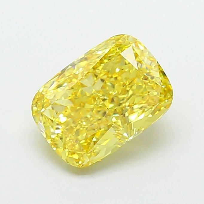 Loose Diamond - CUSHION MODIFIED 3.53ct Fancy Intense Yellow VS1: Loose Diamond - CUSHION MODIFIED 3.53ct Fancy Intense Yellow VS1 Source: This is a real non-mined Diamond that has been grown in a lab Shape: CUSHION MODIFIED Carats: 3.53 Color: Fancy Intense Yellow 