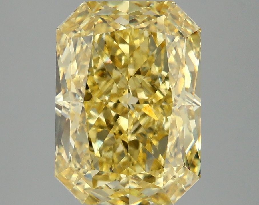Loose Diamond - RADIANT 4.01ct Fancy Vivid Yellow VS1: Loose Diamond - RADIANT 4.01ct Fancy Vivid Yellow VS1 Source: This is a real non-mined Diamond that has been grown in a lab Shape: RADIANT Carats: 4.01 Color: Fancy Vivid Yellow Certification: IGI Vid