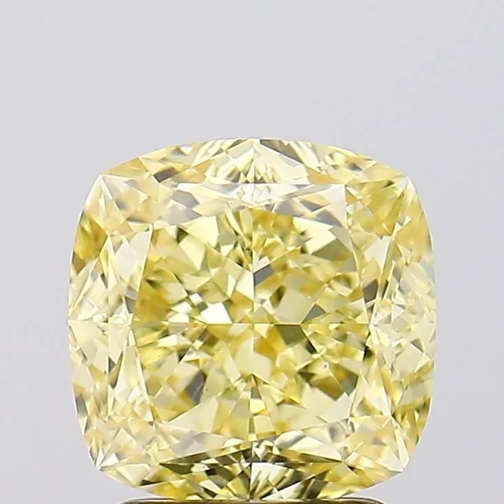 Loose Diamond - CUSHION MODIFIED 2.52ct Fancy Intense Yellow VS1 (1 of 1)