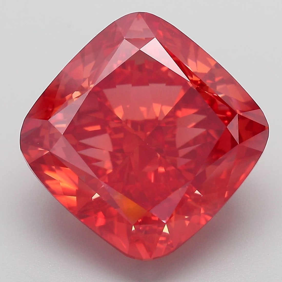Loose Diamond - CUSHION MODIFIED 12.31ct Fancy Vivid Red VVS2 (1 of 1)