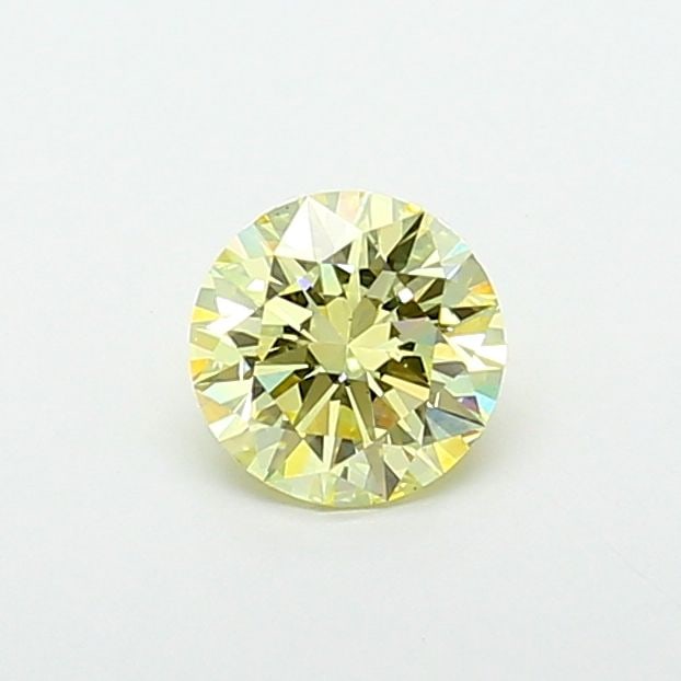 Loose Diamond - ROUND 1.03ct Fancy Light Yellow VS1: Loose Diamond - ROUND 1.03ct Fancy Light Yellow VS1 Source: This is a real non-mined Diamond that has been grown in a lab Shape: ROUND Carats: 1.03 Color: Fancy Light Yellow Certification: IGI Video: