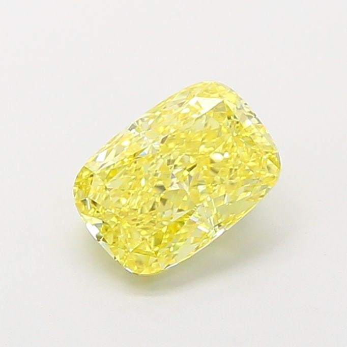Loose Diamond - CUSHION MODIFIED 1.6ct Fancy Vivid Yellow VS1: Loose Diamond - CUSHION MODIFIED 1.6ct Fancy Vivid Yellow VS1 Source: This is a real non-mined Diamond that has been grown in a lab Shape: CUSHION MODIFIED Carats: 1.6 Color: Fancy Vivid Yellow Certif
