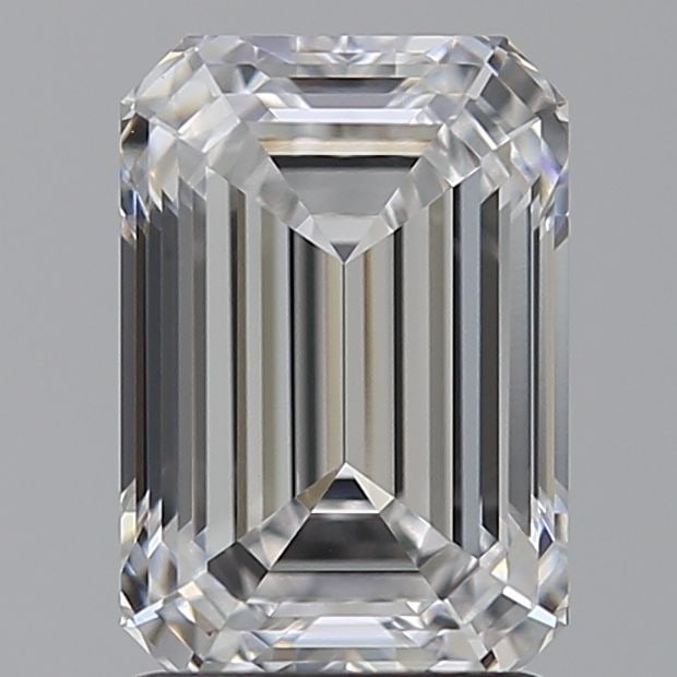 Loose Diamond - EMERALD 2.09ct D VVS1: Loose Diamond - EMERALD 2.09ct D VVS1 Source: This is a real non-mined Diamond that has been grown in a lab Shape: EMERALD Carats: 2.09 Color: D Clarity: VVS1 Certification: GIA Video: