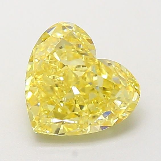 Loose Diamond - HEART 0.98ct Fancy Intense Yellow VS2: Loose Diamond - HEART 0.98ct Fancy Intense Yellow VS2 Source: This is a real non-mined Diamond that has been grown in a lab Shape: HEART Carats: 0.98 Color: Fancy Intense Yellow Certification: IGI Vid