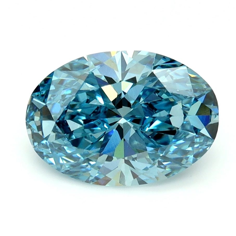 Loose Diamond - OVAL 2.01ct Fancy Vivid Blue VS1: Loose Diamond - OVAL 2.01ct Fancy Vivid Blue VS1 Source: This is a real non-mined Diamond that has been grown in a lab Shape: OVAL Carats: 2.01 Color: Fancy Vivid Blue Certification: IGI Video: