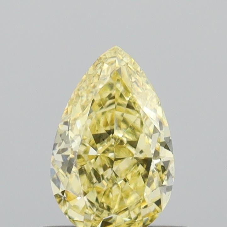 Loose Diamond - PEAR 0.55ct Fancy Intense Yellow VS1: Loose Diamond - PEAR 0.55ct Fancy Intense Yellow VS1 Source: This is a real non-mined Diamond that has been grown in a lab Shape: PEAR Carats: 0.55 Color: Fancy Intense Yellow Certification: IGI Video