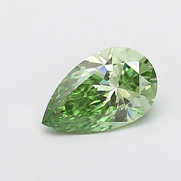 Loose Diamond - PEAR 1.04ct Fancy Vivid Green VS1: Loose Diamond - PEAR 1.04ct Fancy Vivid Green VS1 Source: This is a real non-mined Diamond that has been grown in a lab Shape: PEAR Carats: 1.04 Color: Fancy Vivid Green Certification: IGI Video: