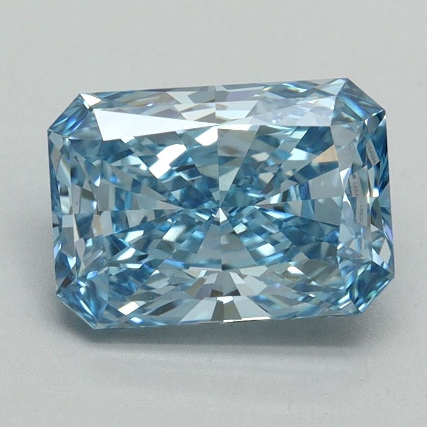 Loose Diamond - RADIANT 1.87ct Fancy Vivid Blue VVS2: Loose Diamond - RADIANT 1.87ct Fancy Vivid Blue VVS2 Source: This is a real non-mined Diamond that has been grown in a lab Shape: RADIANT Carats: 1.87 Color: Fancy Vivid Blue Certification: IGI