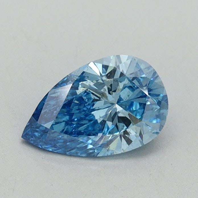 Loose Diamond - PEAR 0.53ct Fancy Vivid Blue VS2: Loose Diamond - PEAR 0.53ct Fancy Vivid Blue VS2 Source: This is a real non-mined Diamond that has been grown in a lab Shape: PEAR Carats: 0.53 Color: Fancy Vivid Blue Certification: IGI Video: