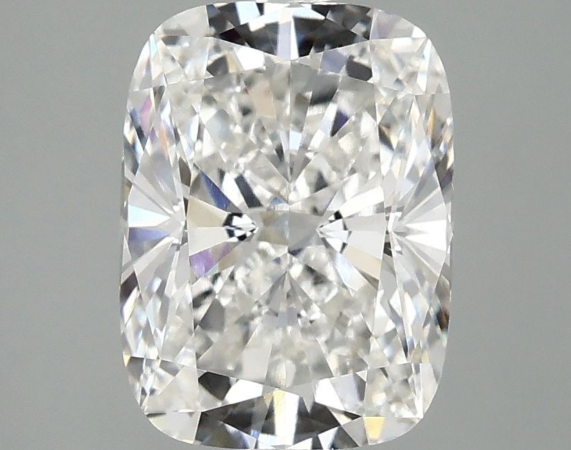 Loose Diamond - CUSHION MODIFIED 2.58ct F VS1: Loose Diamond - CUSHION MODIFIED 2.58ct F VS1 Source: This is a real non-mined Diamond that has been grown in a lab Shape: CUSHION MODIFIED Carats: 2.58 Color: F Clarity: VS1 Certification: IGI