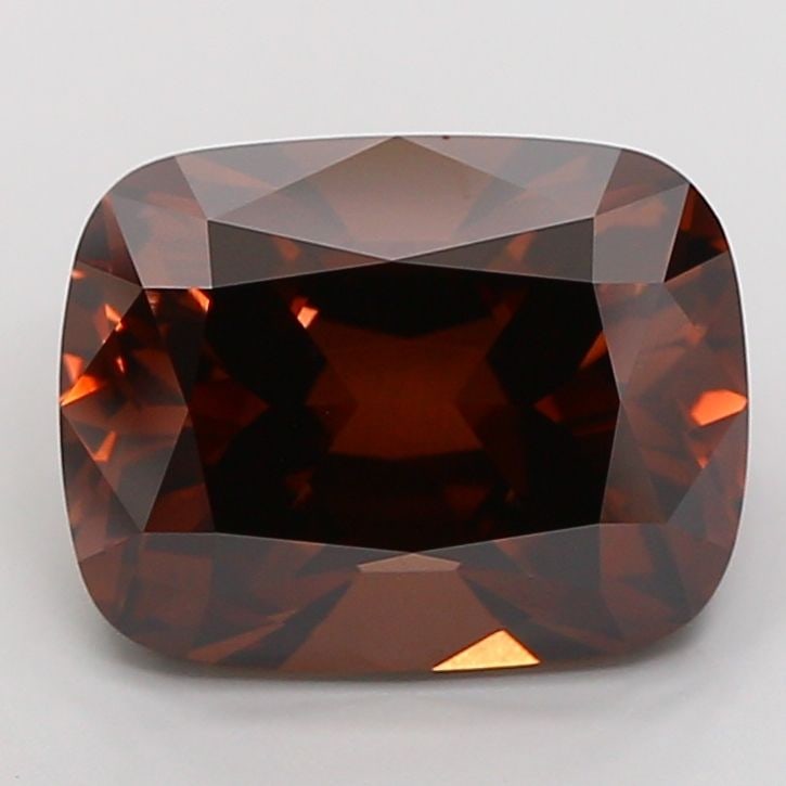 Loose Diamond - CUSHION BRILLIANT 6.53ct Fancy Deep Brown VS1: Loose Diamond - CUSHION BRILLIANT 6.53ct Fancy Deep Brown VS1 Source: This is a real non-mined Diamond that has been grown in a lab Shape: CUSHION BRILLIANT Carats: 6.53 Color: Fancy Deep Brown Certif