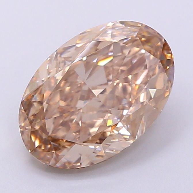 Loose Diamond - OVAL 3.02ct Fancy Brown VVS2: Loose Diamond - OVAL 3.02ct Fancy Brown VVS2 Source: This is a real non-mined Diamond that has been grown in a lab Shape: OVAL Carats: 3.02 Color: Fancy Brown Certification: IGI Video: