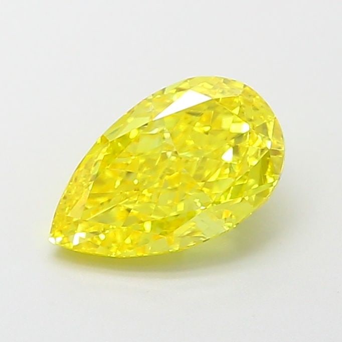 Loose Diamond - PEAR 1.19ct Fancy Vivid Yellow VVS2: Loose Diamond - PEAR 1.19ct Fancy Vivid Yellow VVS2 Source: This is a real non-mined Diamond that has been grown in a lab Shape: PEAR Carats: 1.19 Color: Fancy Vivid Yellow Certification: NONE Video: