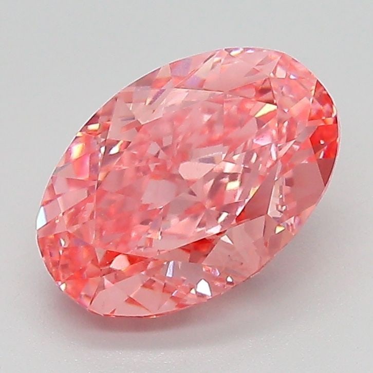 Loose Diamond - OVAL 2.07ct Fancy Vivid Pink VVS2: Loose Diamond - OVAL 2.07ct Fancy Vivid Pink VVS2 Source: This is a real non-mined Diamond that has been grown in a lab Shape: OVAL Carats: 2.07 Color: Fancy Vivid Pink Certification: IGI Video: