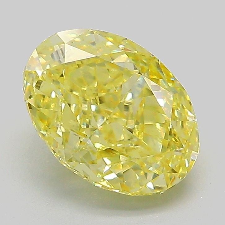 Loose Diamond - OVAL 2.03ct Fancy Intense Yellow VS2: Loose Diamond - OVAL 2.03ct Fancy Intense Yellow VS2 Source: This is a real non-mined Diamond that has been grown in a lab Shape: OVAL Carats: 2.03 Color: Fancy Intense Yellow Certification: IGI Video