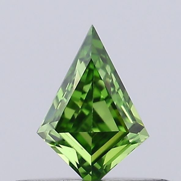 Loose Diamond - KITE 0.23ct Fancy Vivid Green VS1: Loose Diamond - KITE 0.23ct Fancy Vivid Green VS1 Source: This is a real non-mined Diamond that has been grown in a lab Shape: KITE Carats: 0.23 Color: Fancy Vivid Green Certification: NONE Video: