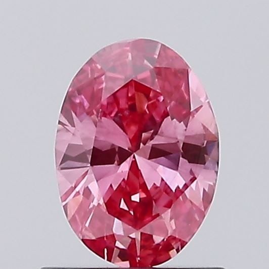 Loose Diamond - OVAL 0.51ct Fancy Vivid Pink SI1: Loose Diamond - OVAL 0.51ct Fancy Vivid Pink SI1 Source: This is a real non-mined Diamond that has been grown in a lab Shape: OVAL Carats: 0.51 Color: Fancy Vivid Pink Certification: NONE Video: