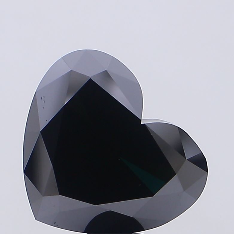 Loose Diamond - HEART 20.65ct Fancy Vivid Black VS1: Loose Diamond - HEART 20.65ct Fancy Vivid Black VS1 Source: This is a real non-mined Diamond that has been grown in a lab Shape: HEART Carats: 20.65 Color: Fancy Vivid Black Certification: NONE Video: