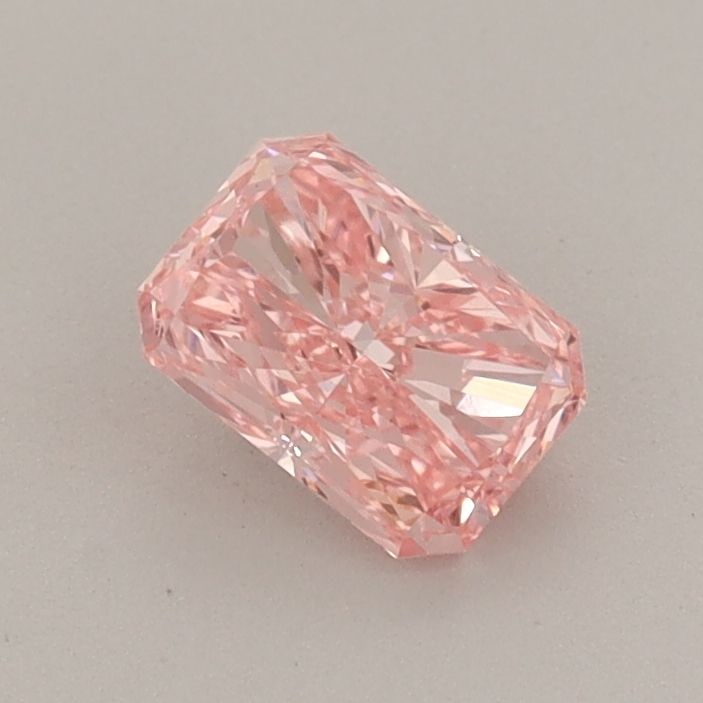 Loose Diamond - RADIANT 0.53ct Fancy Vivid Pink VS1: Loose Diamond - RADIANT 0.53ct Fancy Vivid Pink VS1 Source: This is a real non-mined Diamond that has been grown in a lab Shape: RADIANT Carats: 0.53 Color: Fancy Vivid Pink Certification: IGI Video:
