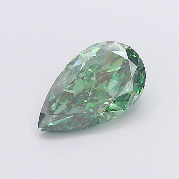 Loose Diamond - PEAR 1.54ct Fancy Vivid Green VS1: Loose Diamond - PEAR 1.54ct Fancy Vivid Green VS1 Source: This is a real non-mined Diamond that has been grown in a lab Shape: PEAR Carats: 1.54 Color: Fancy Vivid Green Certification: IGI Video: