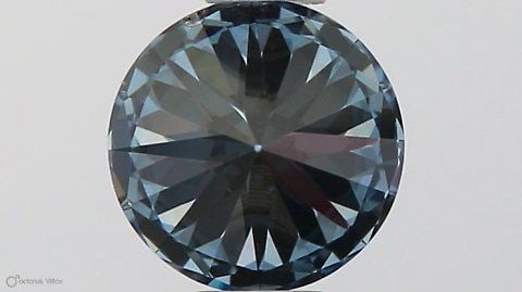 Loose Diamond - ROUND 0.5ct Fancy Vivid Blue VS2: Loose Diamond - ROUND 0.5ct Fancy Vivid Blue VS2 Source: This is a real non-mined Diamond that has been grown in a lab Shape: ROUND Carats: 0.5 Color: Fancy Vivid Blue Certification: IGI Video: