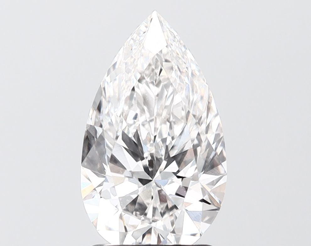 Loose Diamond - PEAR 2.03ct F VS1: Loose Diamond - PEAR 2.03ct F VS1 Source: This is a real non-mined Diamond that has been grown in a lab Shape: PEAR Carats: 2.03 Color: F Clarity: VS1 Certification: IGI Video: